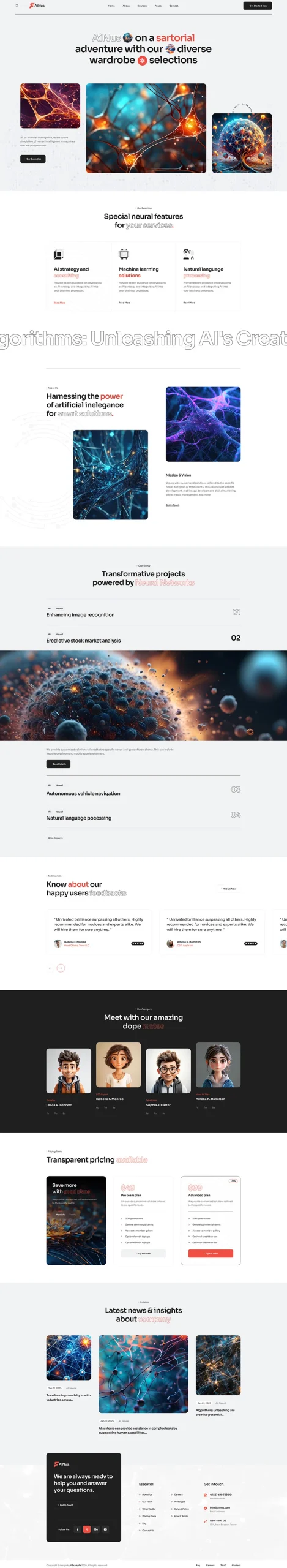 LLMs, text analytics, sentiment engines, conversational AI, document automation, and domain-specific language models.